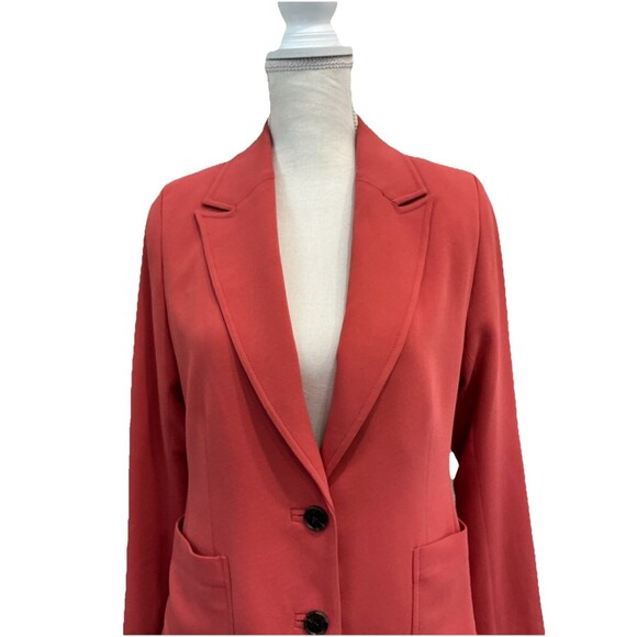 Boden Womens Size 10 Terracotta Fluid Tailored Jacket Blazer - Picture 3 of 8